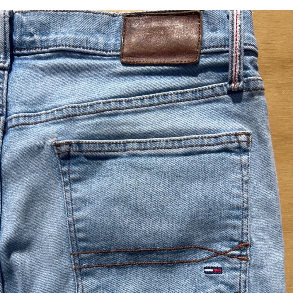 Tommy Hilfiger Denim Light Wash Skinny Jeans Mens 34x30 Slim Fit